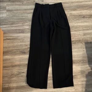 Classic Black Wide-Leg Trousers